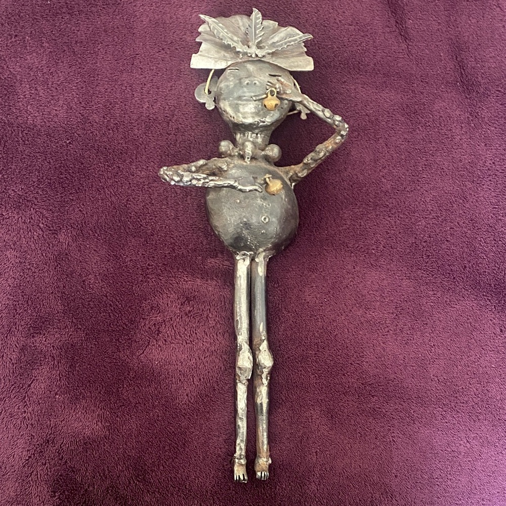 Silver Metal Art Sculpture
